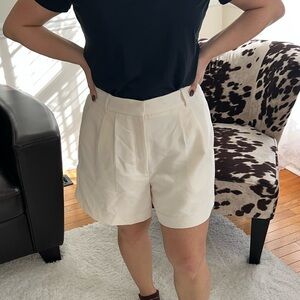 Abercrombie and Fitch Pleated Shorts
